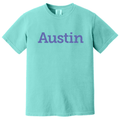 Austin Plaid Pattern Comfort Colors® Heavyweight Ring Spun Tee 1717