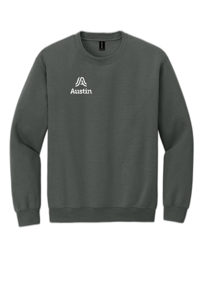 Gildan® Heavy Blend™ Crewneck Sweatshirt 18000- Right Chest Stacked