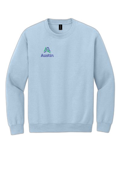 Gildan® Heavy Blend™ Crewneck Sweatshirt 18000- Right Chest Stacked