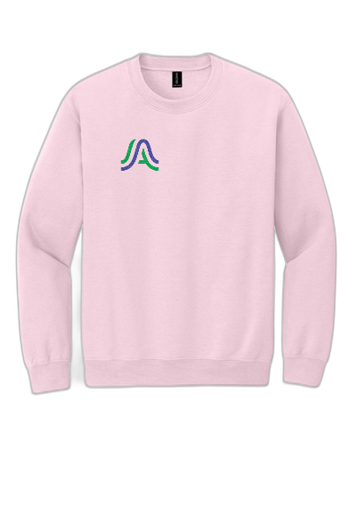 Gildan® Heavy Blend™ Crewneck Sweatshirt 18000- Right Chest A Logo