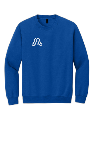 Gildan® Heavy Blend™ Crewneck Sweatshirt 18000- Right Chest A Logo