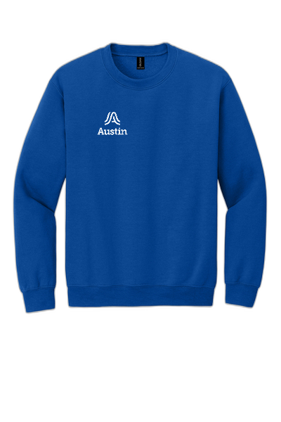 Gildan® Heavy Blend™ Crewneck Sweatshirt 18000- Right Chest Stacked