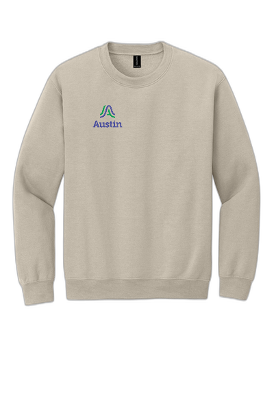 Gildan® Heavy Blend™ Crewneck Sweatshirt 18000- Right Chest Stacked