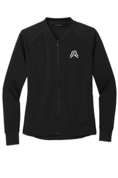 Mercer+Mettle® Women's Double-Knit Bomber MM3001-ZZ1010 - A Logo