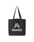 Washed Black Liberty Bags Seaside Pigment-Dyed Large Tote 8507-T108