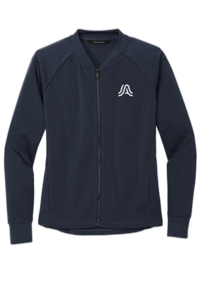 Mercer+Mettle® Women's Double-Knit Bomber MM3001-ZZ1010 - A Logo