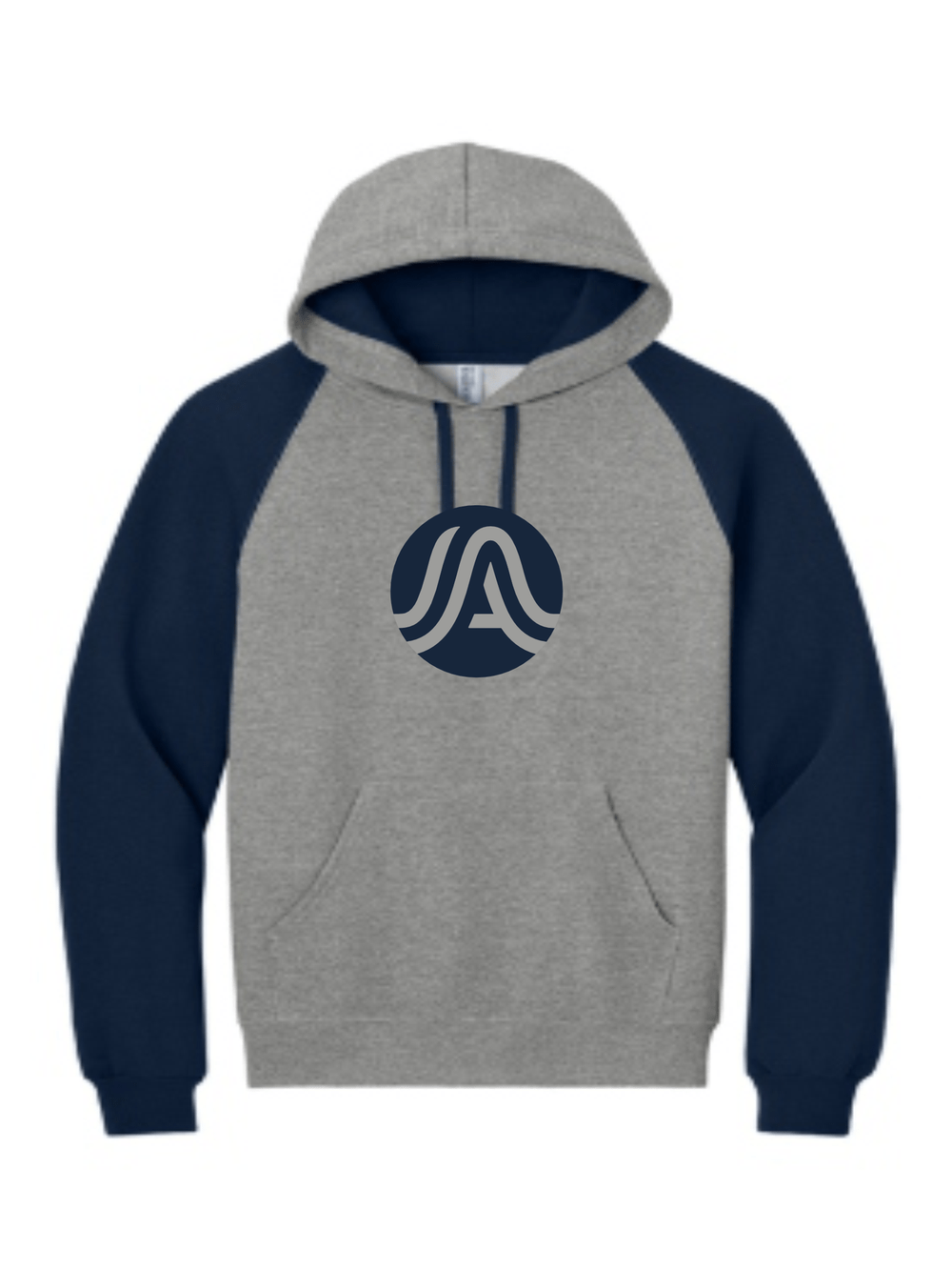 Jerzees® Unisex NuBlend® Colorblock Raglan Hoodie Sweatshirt 96C