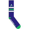 Austin Blue Stripe Custom Crew Socks