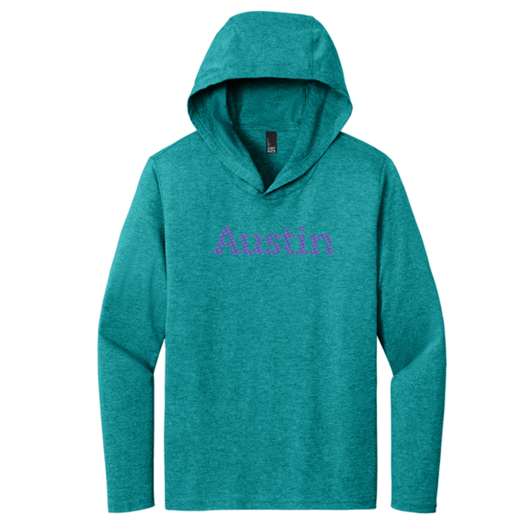 Austin Plaid Pattern District® Perfect Tri® Long Sleeve Hoodie DM139