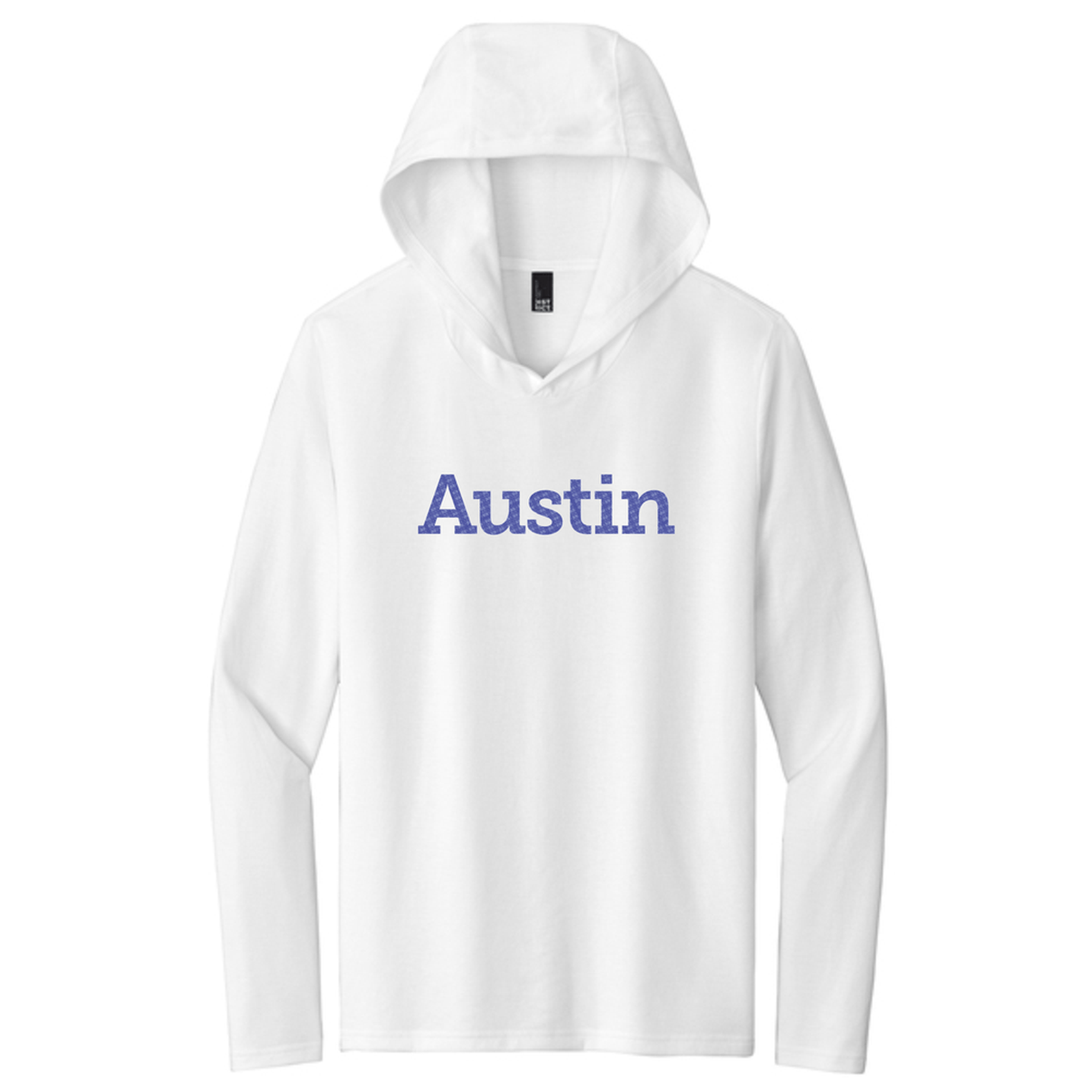 Austin Plaid Pattern District® Perfect Tri® Long Sleeve Hoodie DM139