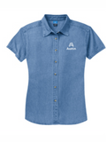 Port & Co™ Women's Short Sleeve Value Denim Shirt LSP11-ZZ1010