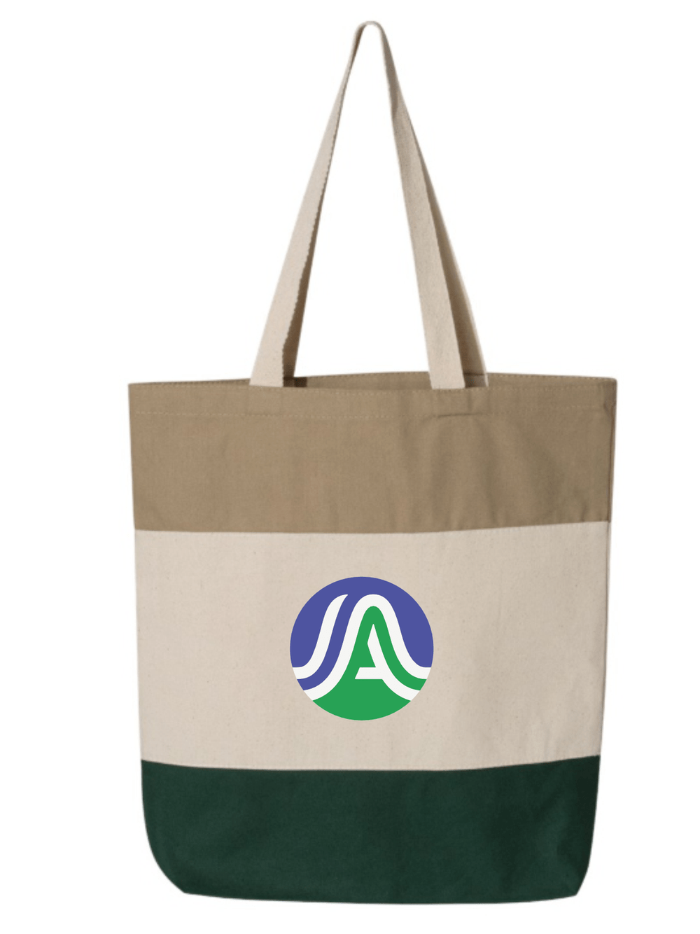 Q-Tees 11L Tri-Color Tote