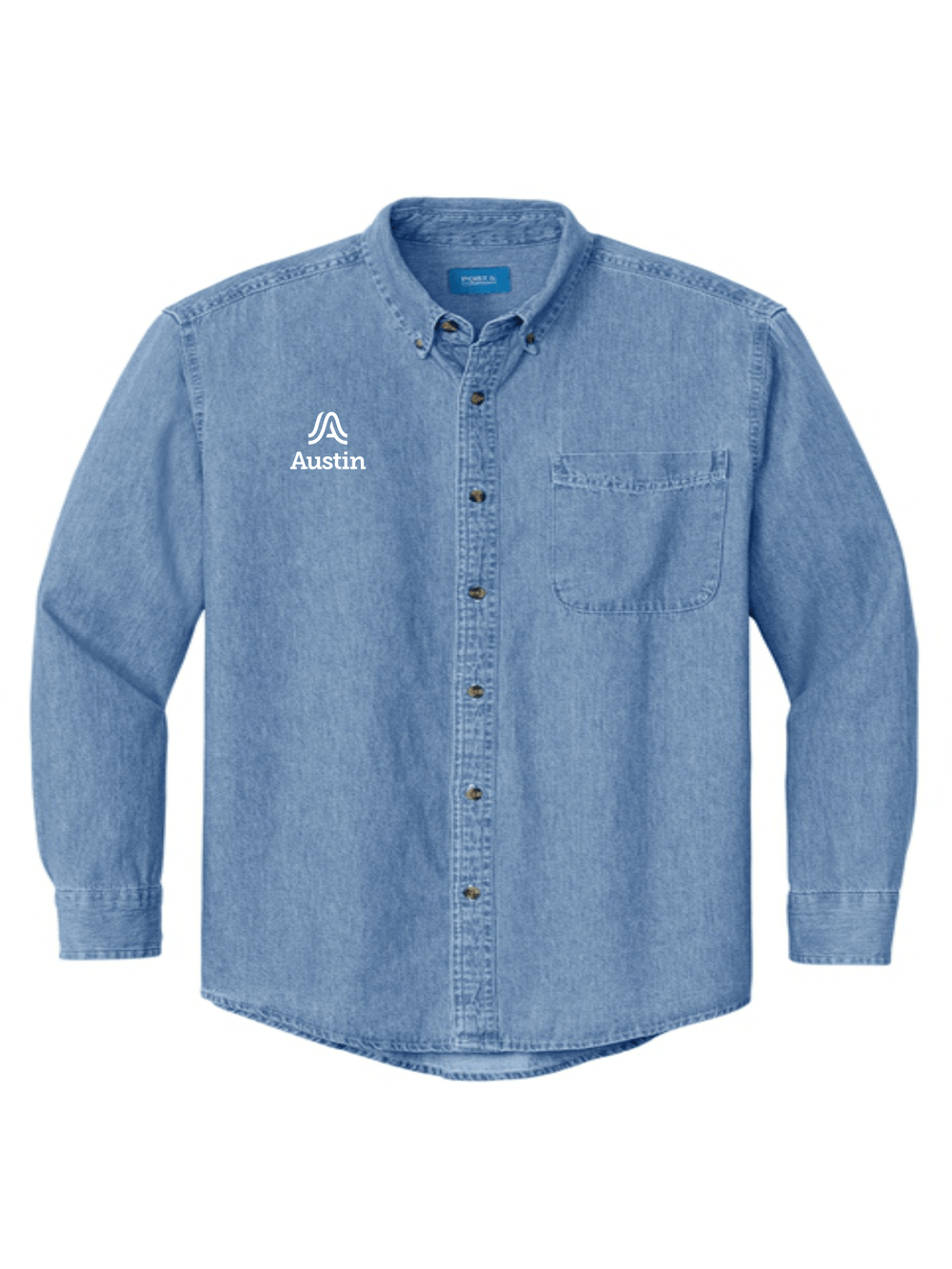 Port & Co™ Long Sleeve Value Denim Shirt SP10