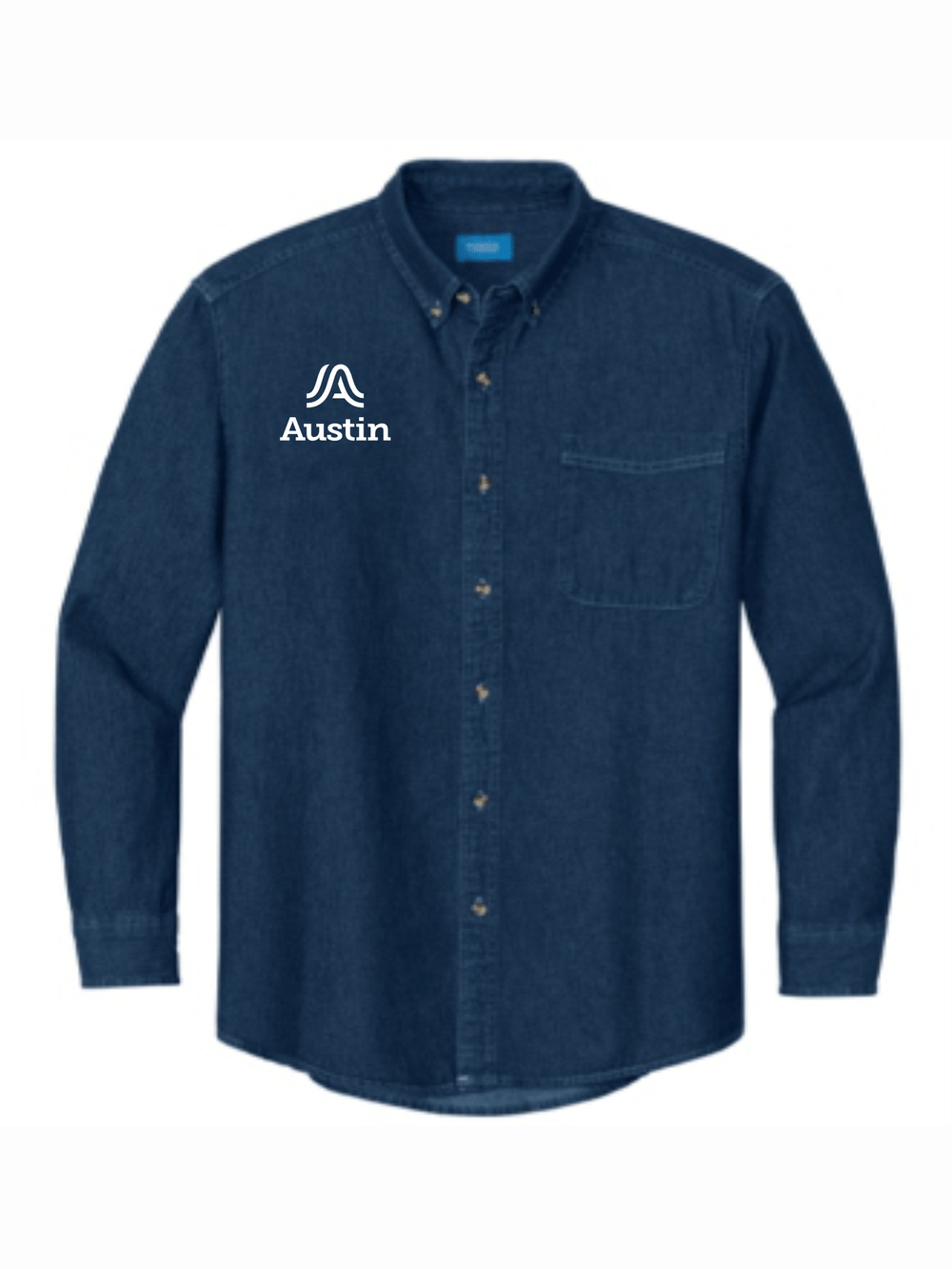 Port & Co™ Long Sleeve Value Denim Shirt SP10
