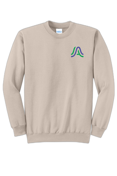 Port & Co™ Core Fleece Crewneck Sweatshirt PC78- A Logo