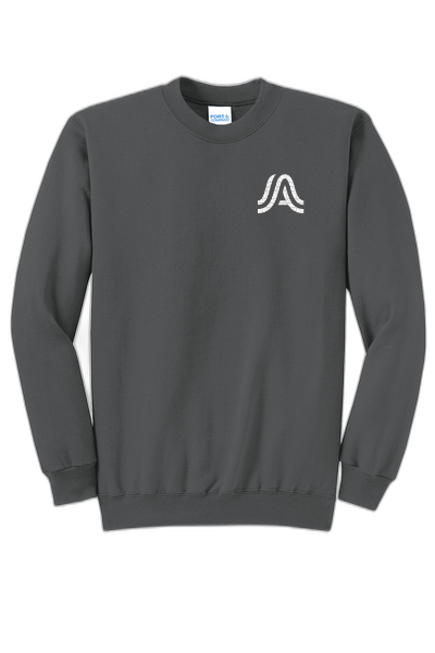 Port & Co™ Core Fleece Crewneck Sweatshirt PC78- A Logo