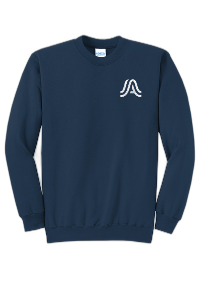 Port & Co™ Core Fleece Crewneck Sweatshirt PC78- A Logo