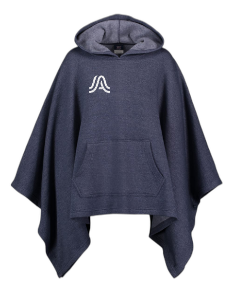 MV Sport Women's Amanda Fleece Poncho W17125 - Right Chest A-Only