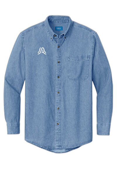 Port & Co™ Long Sleeve Value Denim Shirt SP10-A Only