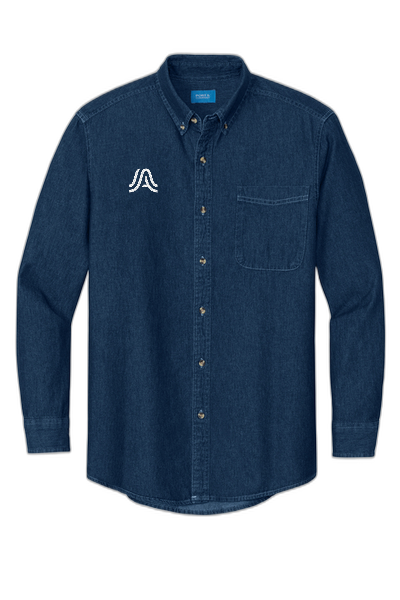 Port & Co™ Long Sleeve Value Denim Shirt SP10-A Only