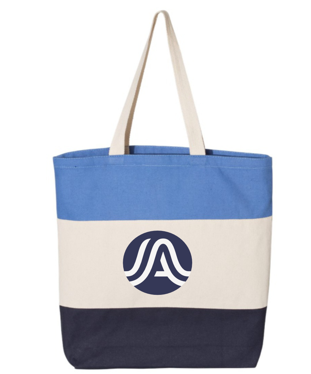 Q-Tees 11L Tri-Color Tote